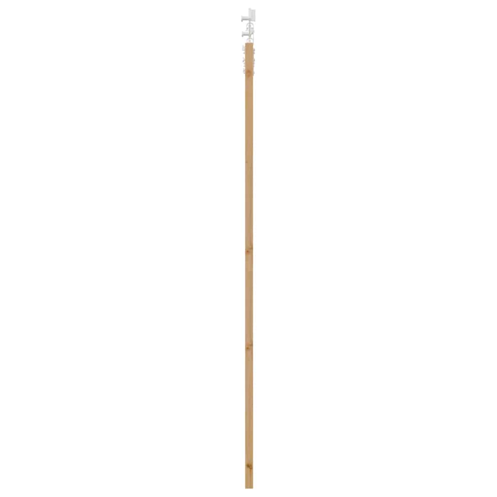 Schiebetür Braun 78 x 211 cm Holz und Metall