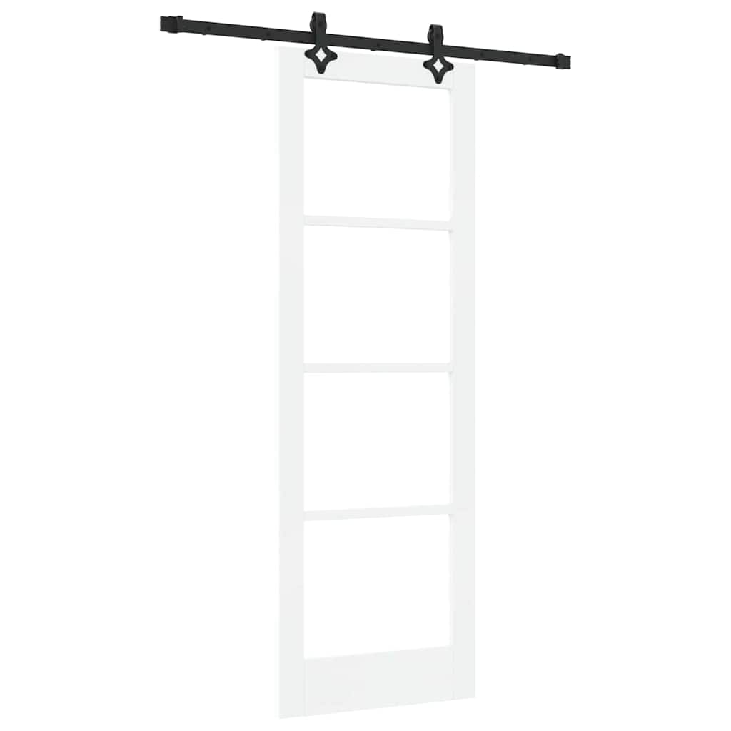 Schiebetür Sonstiges Weiß 73,5 x 211 cm Holz und Metall