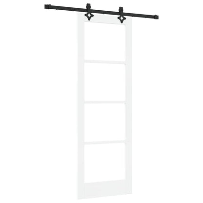 Schiebetür Sonstiges Weiß 73,5 x 211 cm Holz und Metall