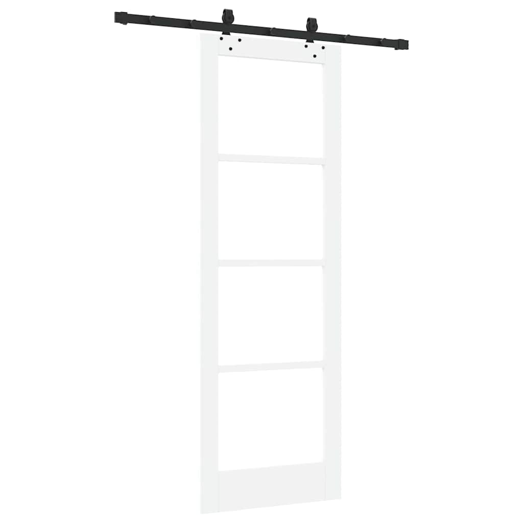 Schiebetür Sonstiges Weiß 73,5 x 211 cm Holz und Metall