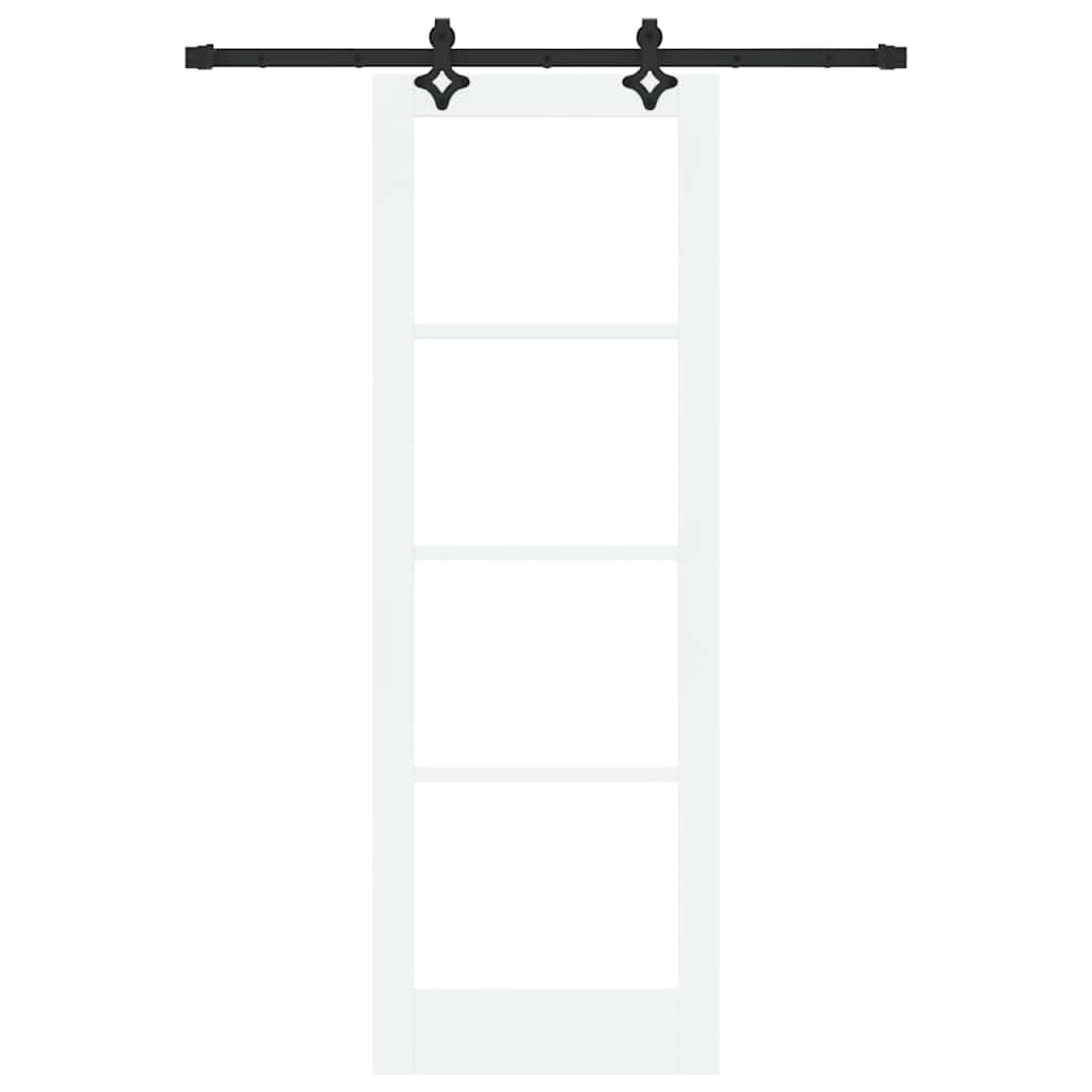 Schiebetür Sonstiges Weiß 73,5 x 211 cm Holz und Metall