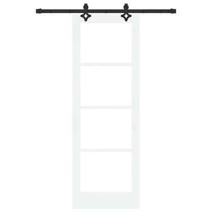 Schiebetür Sonstiges Weiß 73,5 x 211 cm Holz und Metall