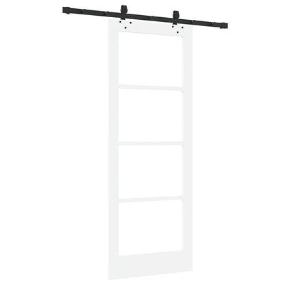 Schiebetür Sonstiges Weiß 78 x 202 cm Holz und Metall