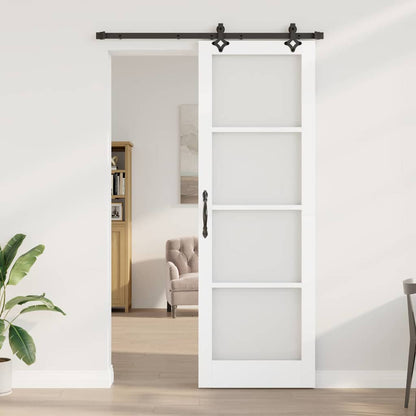 Schiebetür Sonstiges Weiß 78 x 232 cm Holz und Metall