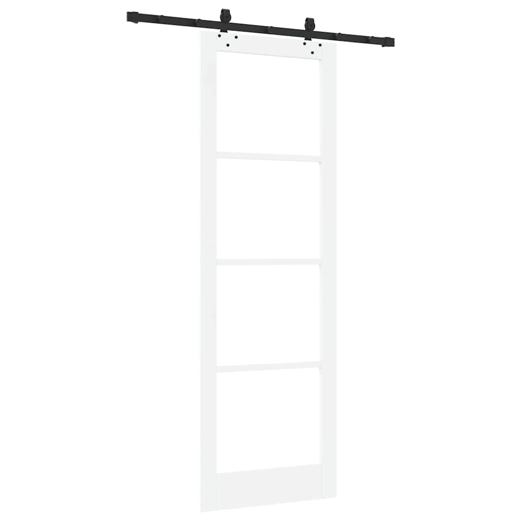 Schiebetür Sonstiges Weiß 78 x 232 cm Holz und Metall