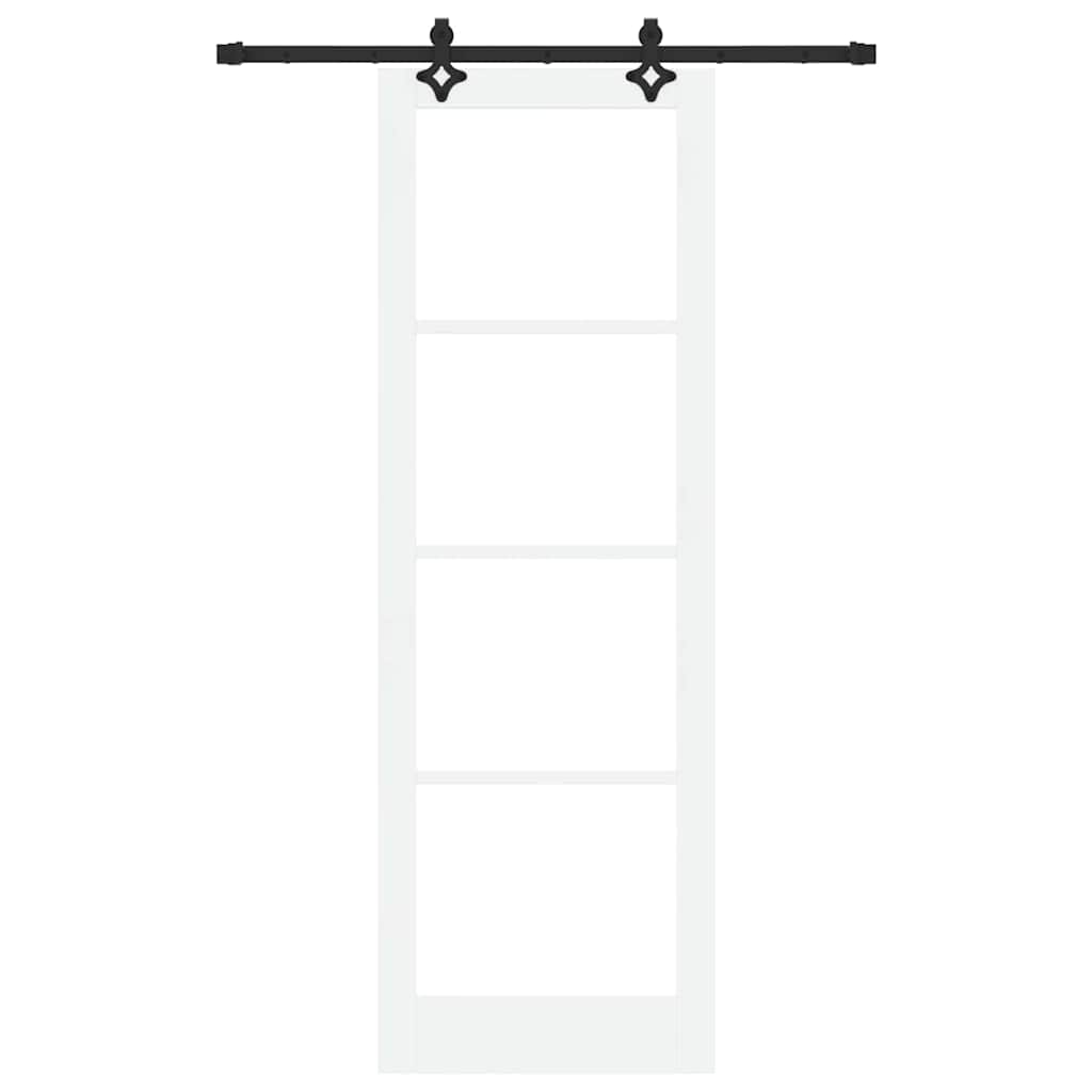 Schiebetür Sonstiges Weiß 78 x 232 cm Holz und Metall