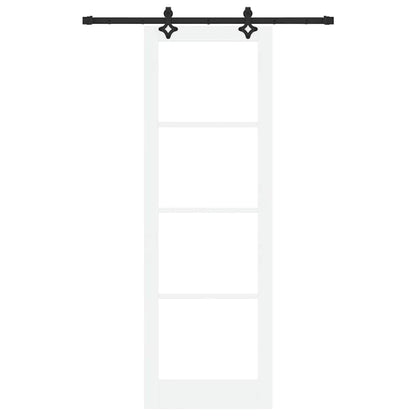 Schiebetür Sonstiges Weiß 78 x 232 cm Holz und Metall