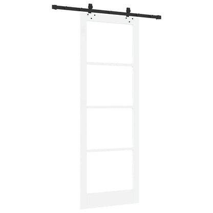 Schiebetür Sonstiges Weiß 83 x 232 cm Holz und Metall