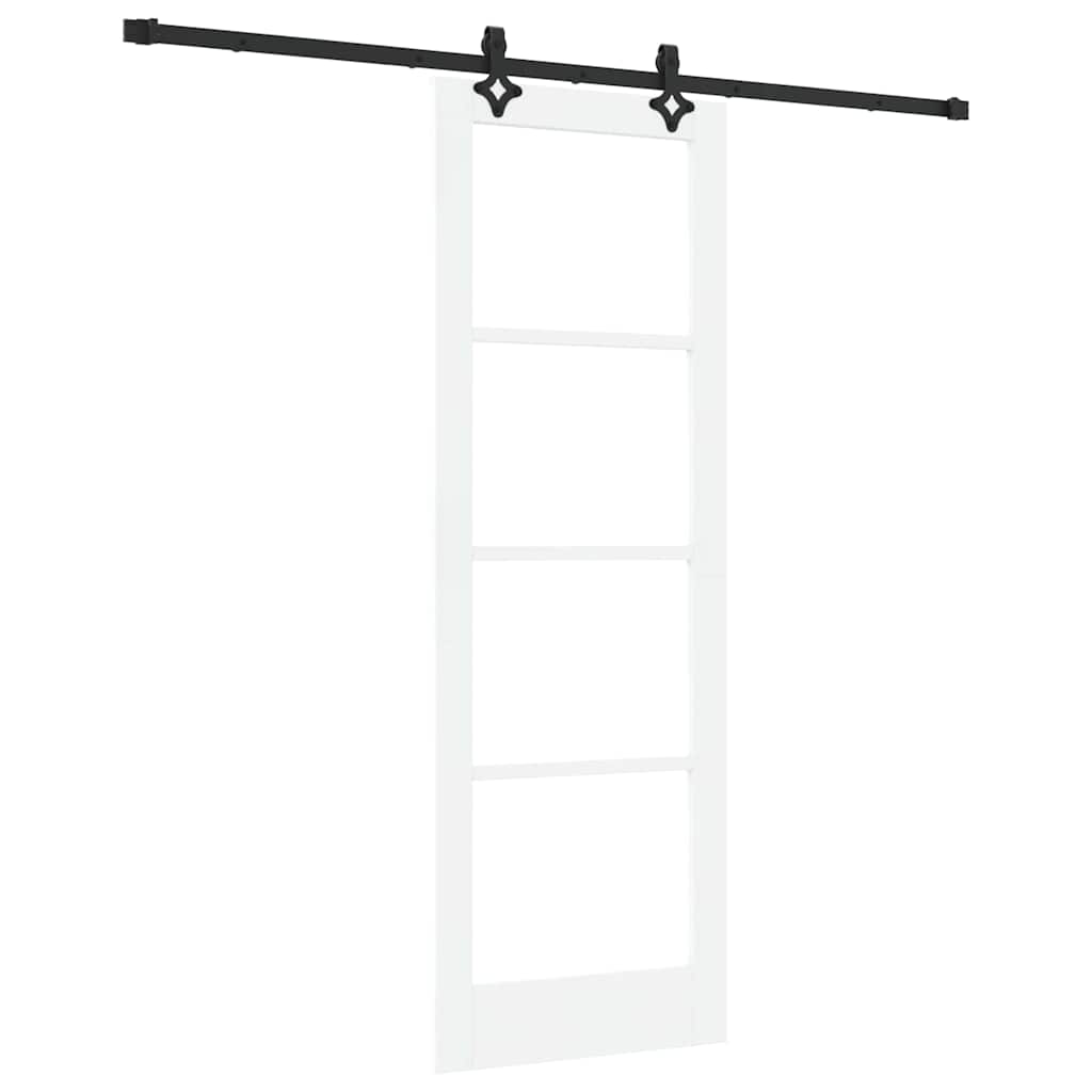 Schiebetür Sonstiges Weiß 73,5 x 211 cm Holz und Metall