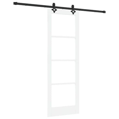 Schiebetür Sonstiges Weiß 73,5 x 211 cm Holz und Metall