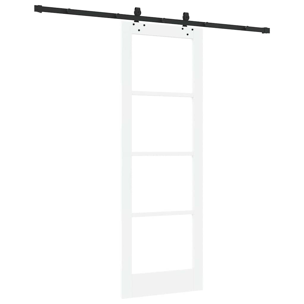 Schiebetür Sonstiges Weiß 73,5 x 211 cm Holz und Metall