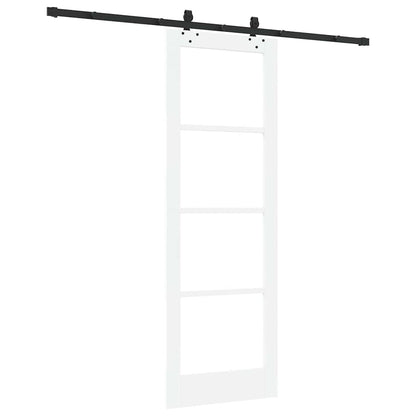Schiebetür Sonstiges Weiß 73,5 x 211 cm Holz und Metall