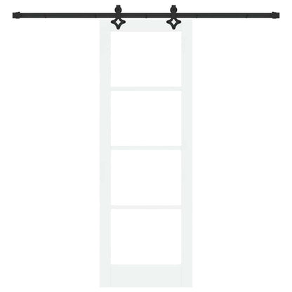 Schiebetür Sonstiges Weiß 73,5 x 211 cm Holz und Metall