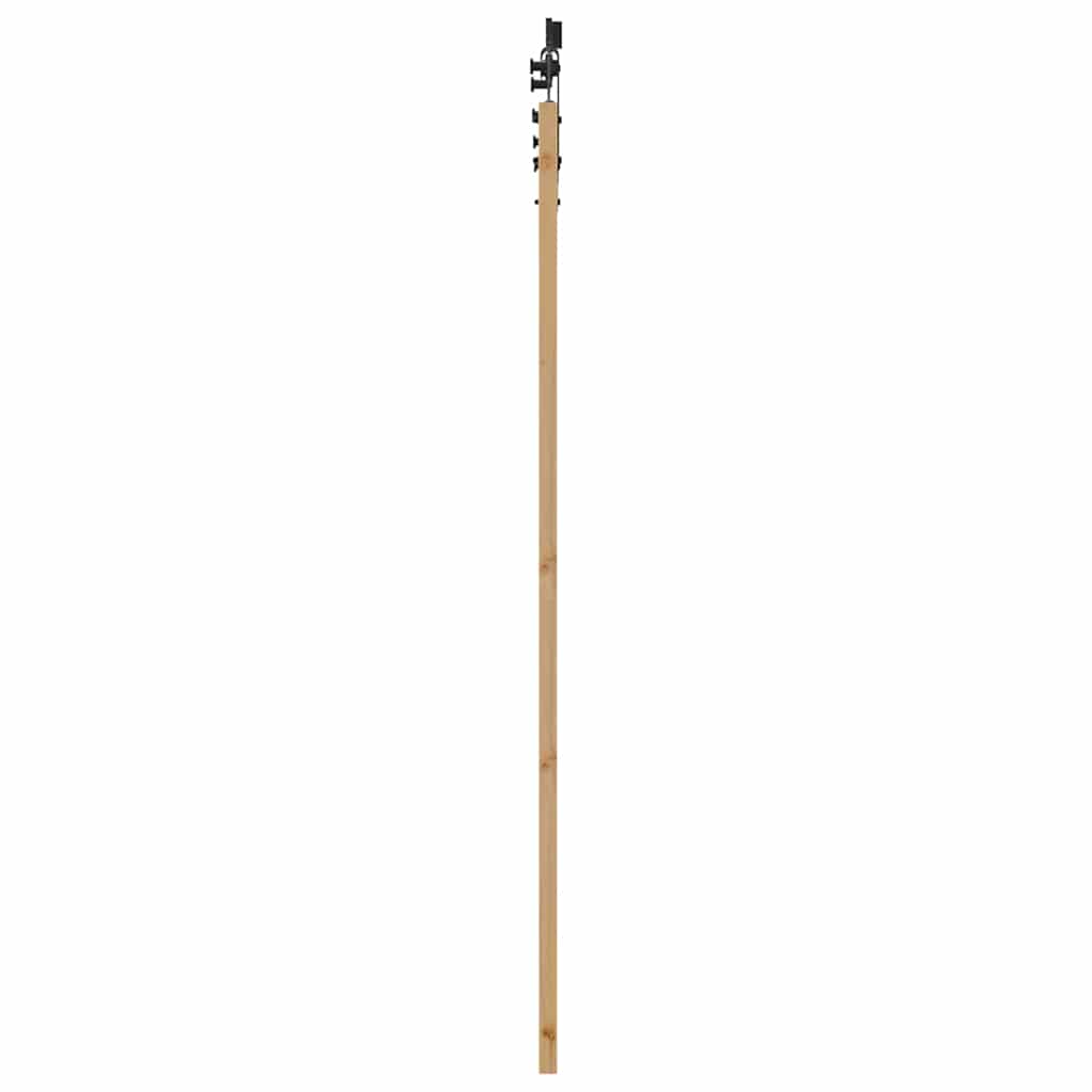 Schiebetür Sonstiges Braun 78 x 202 cm Holz und Metall