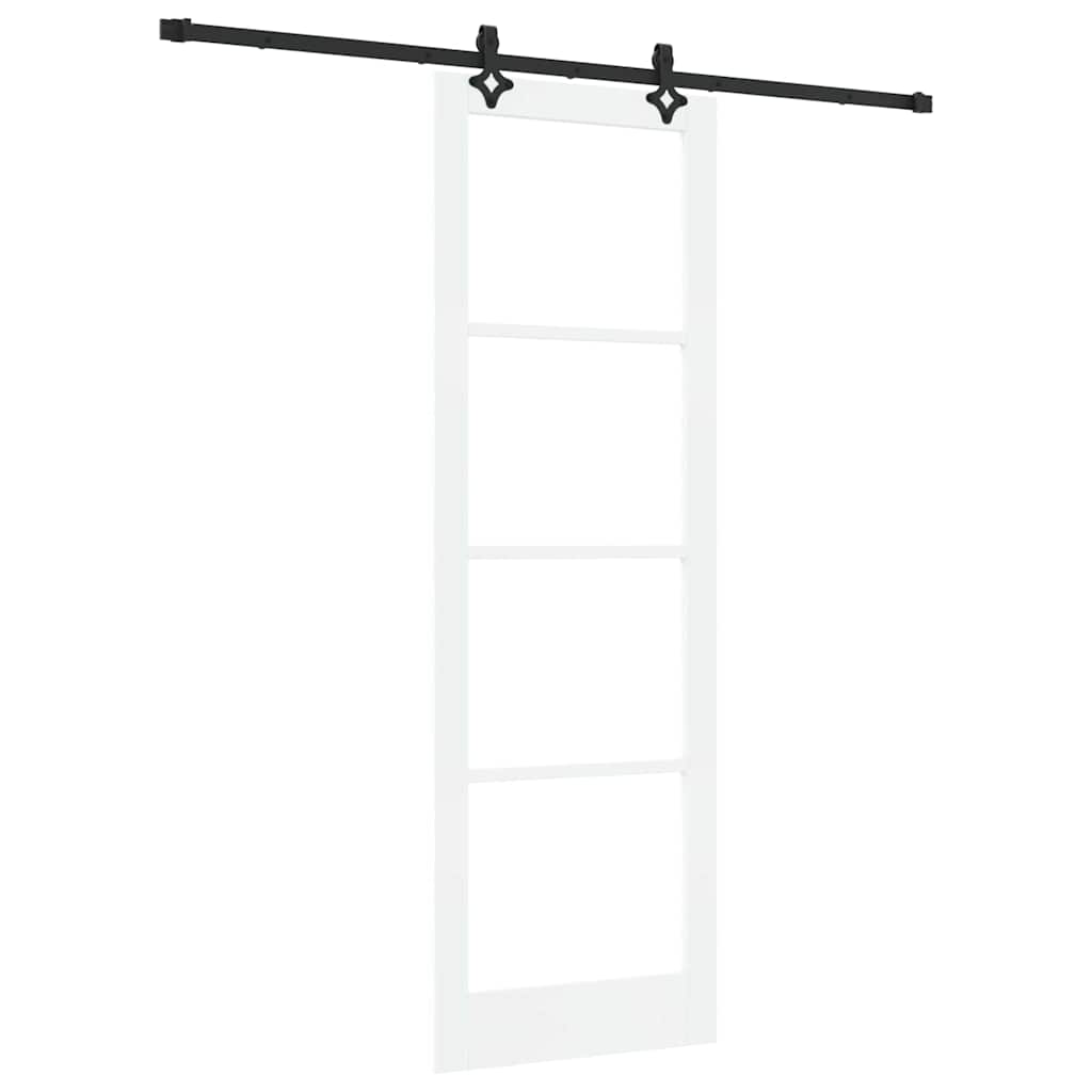 Schiebetür Sonstiges Weiß 78 x 232 cm Holz und Metall