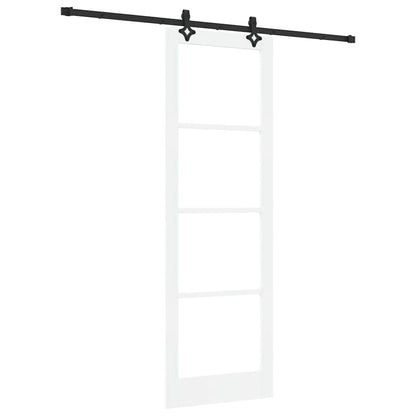 Schiebetür Sonstiges Weiß 78 x 232 cm Holz und Metall