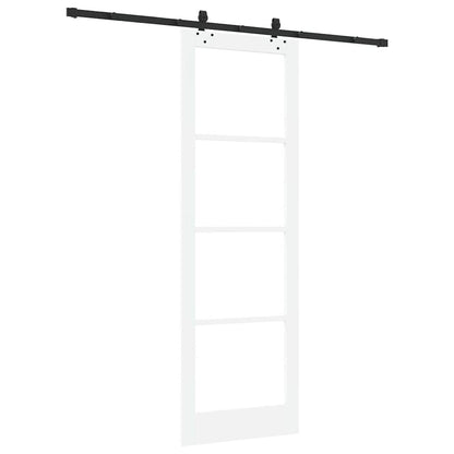 Schiebetür Sonstiges Weiß 78 x 232 cm Holz und Metall