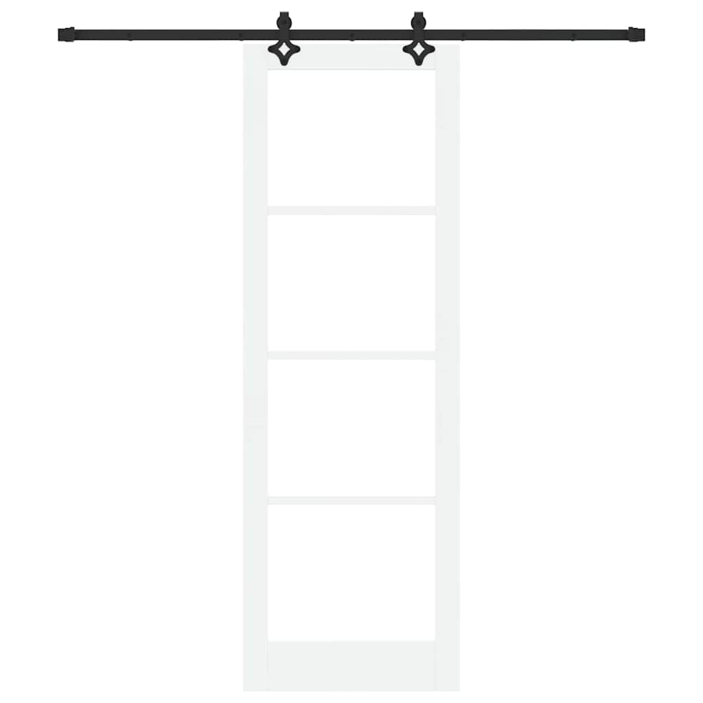Schiebetür Sonstiges Weiß 78 x 232 cm Holz und Metall