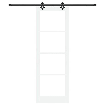 Schiebetür Sonstiges Weiß 78 x 232 cm Holz und Metall