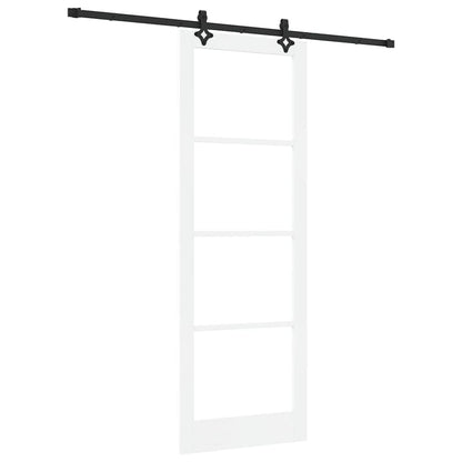 Schiebetür Sonstiges Weiß 83 x 232 cm Holz und Metall