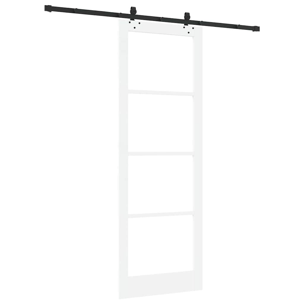 Schiebetür Sonstiges Weiß 83 x 232 cm Holz und Metall