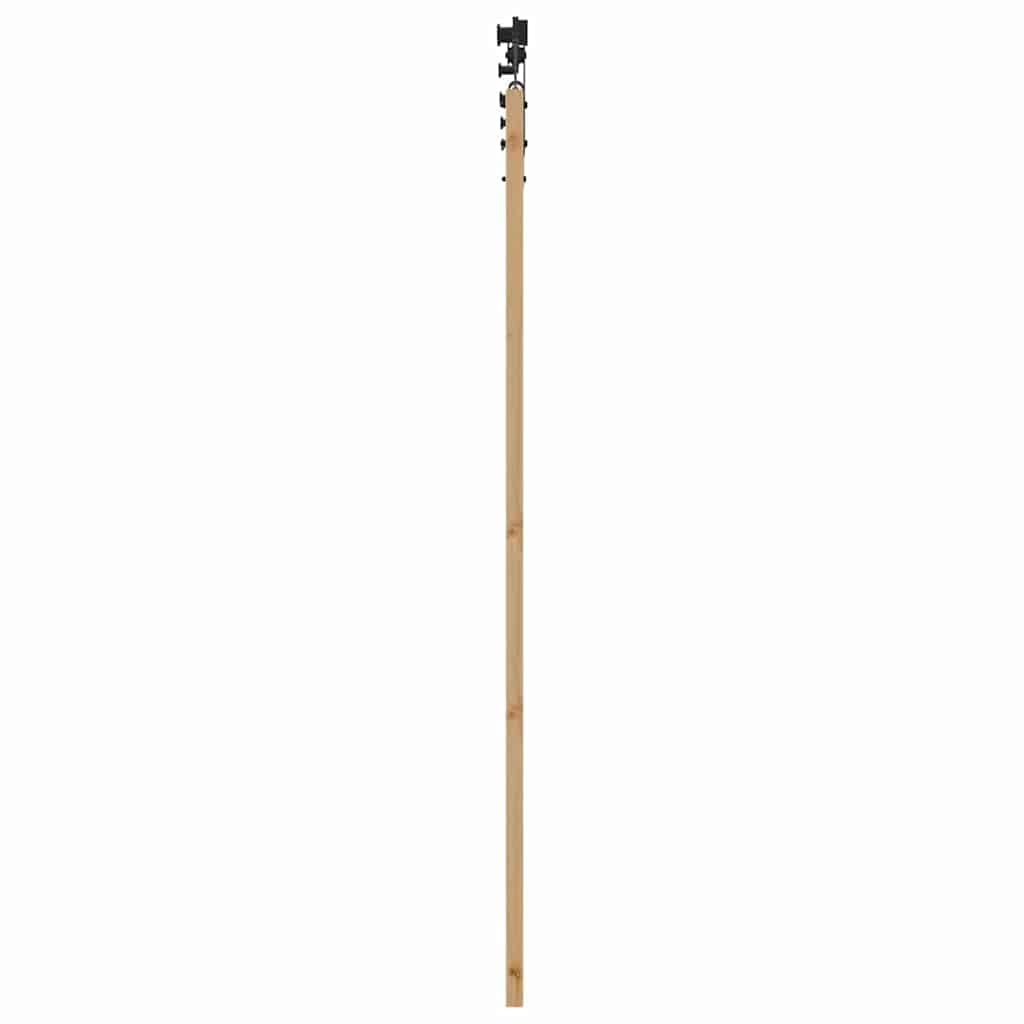 Schiebetür Braun 73,5 x 198,5 cm Holz und Metall