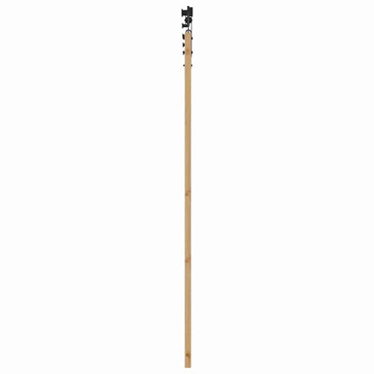 Schiebetür Braun 73,5 x 198,5 cm Holz und Metall