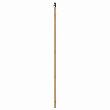 Schiebetür Braun 83 x 232 cm Holz und Metall