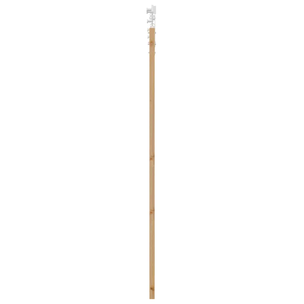 Schiebetür Braun 61 x 198,5 cm Holz und Metall