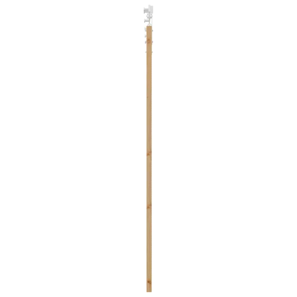 Schiebetür Braun 73,5 x 198,5 cm Holz und Metall