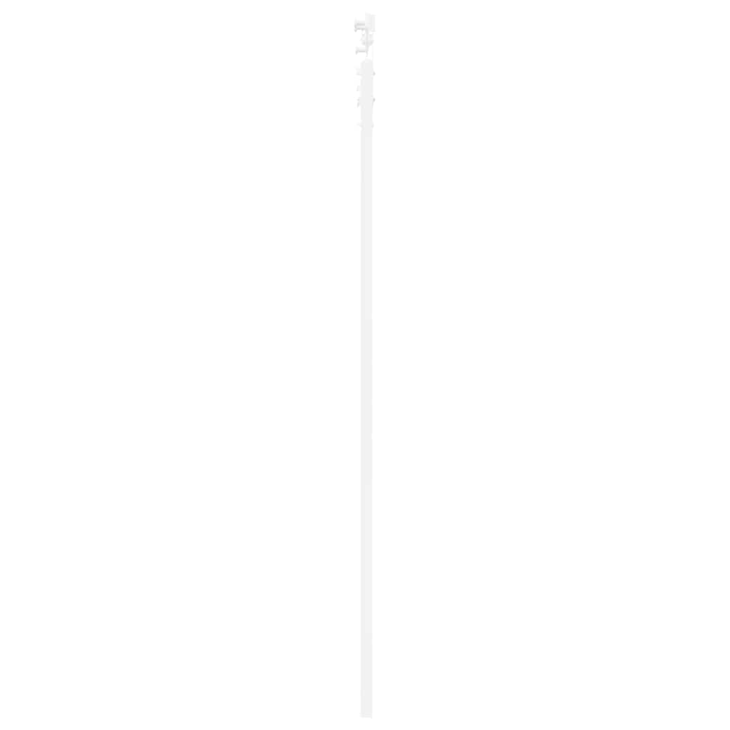 Schiebetür Weiß 73,5 x 211 cm Holz und Metall