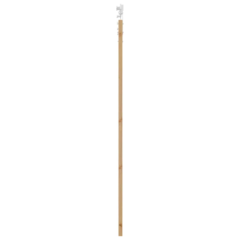 Schiebetür Braun 78 x 211 cm Holz und Metall