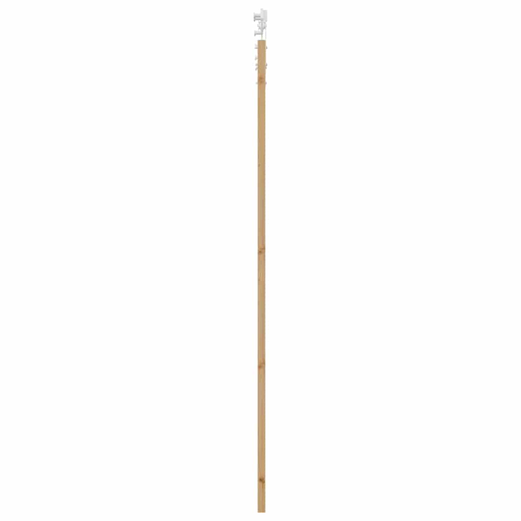 Schiebetür Braun 78 x 232 cm Holz und Metall