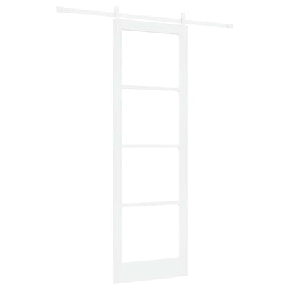 Schiebetür Weiß 78 x 232 cm Holz und Metall