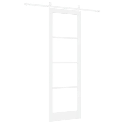 Schiebetür Weiß 78 x 232 cm Holz und Metall