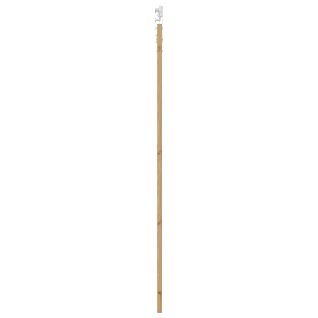 Schiebetür Braun 83 x 232 cm Holz und Metall