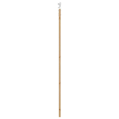 Schiebetür Braun 83 x 232 cm Holz und Metall