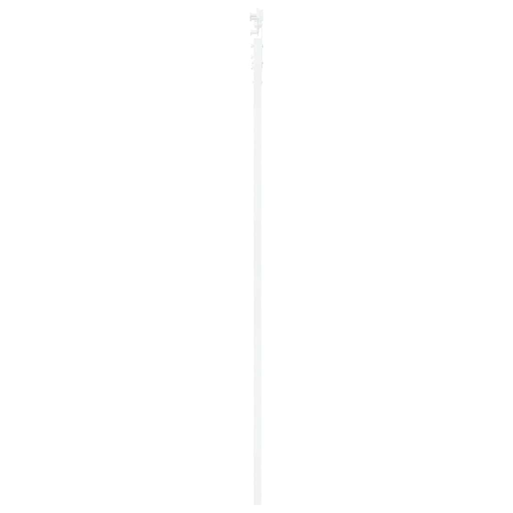 Schiebetür Weiß 83 x 232 cm Holz und Metall