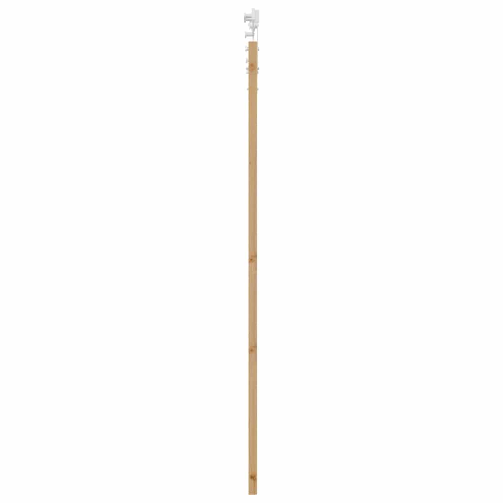 Schiebetür Braun 86 x 198,5 cm Holz und Metall