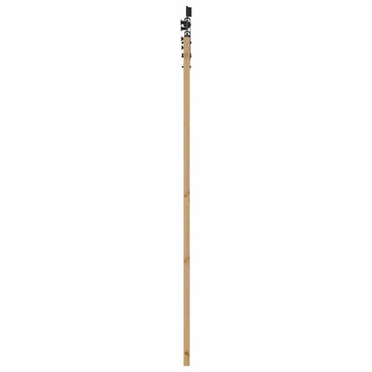 Schiebetür Braun 61 x 198,5 cm Holz und Metall