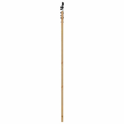 Schiebetür Braun 78 x 211 cm Holz und Metall