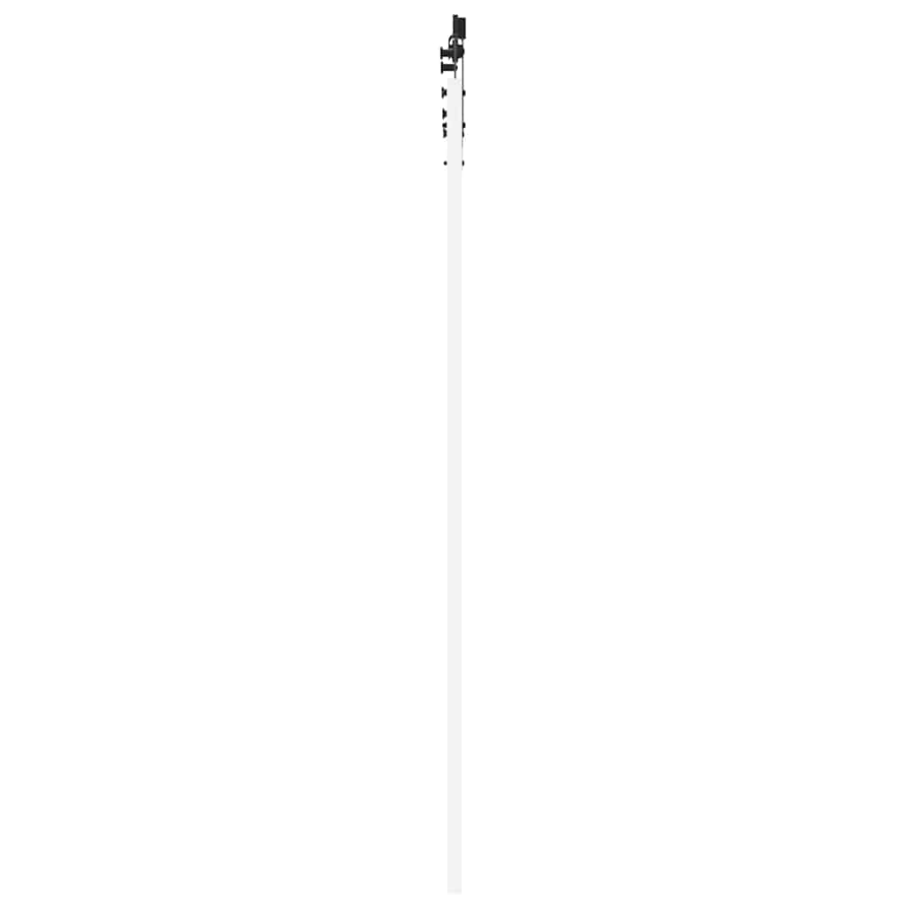 Schiebetür Manuell Weiß 86 x 211 cm Holz und Metall