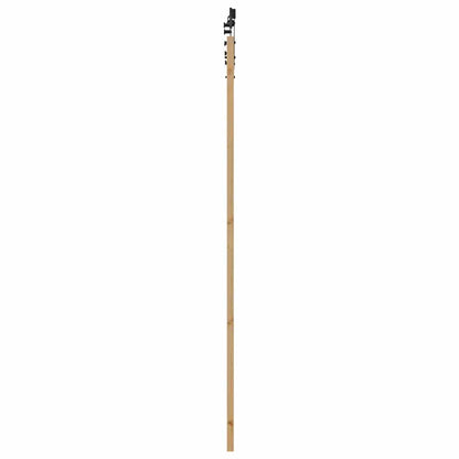 Schiebetür Manuell Braun 93 x 232 cm Holz und Metall