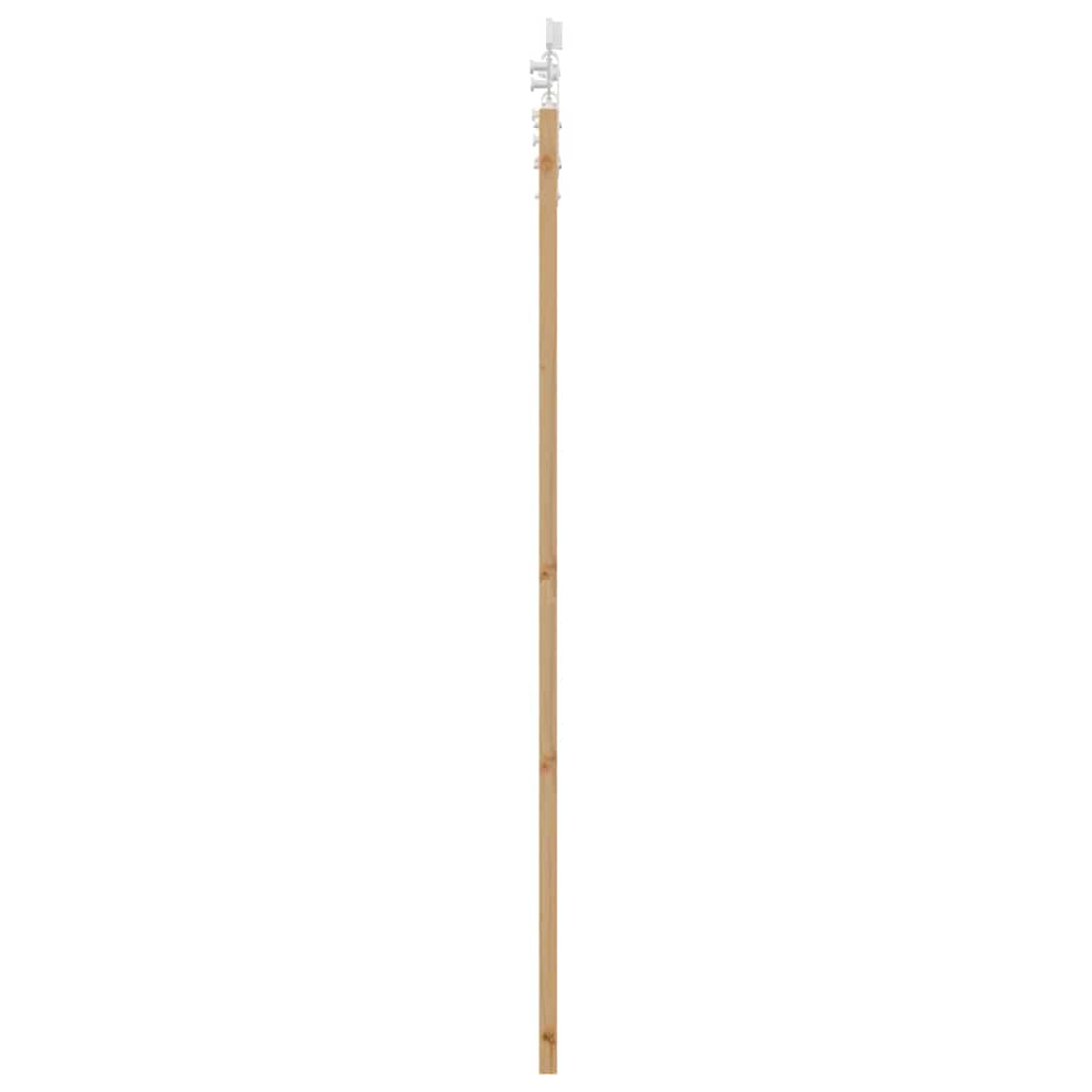 Schiebetür Braun 61 x 198,5 cm Holz und Metall
