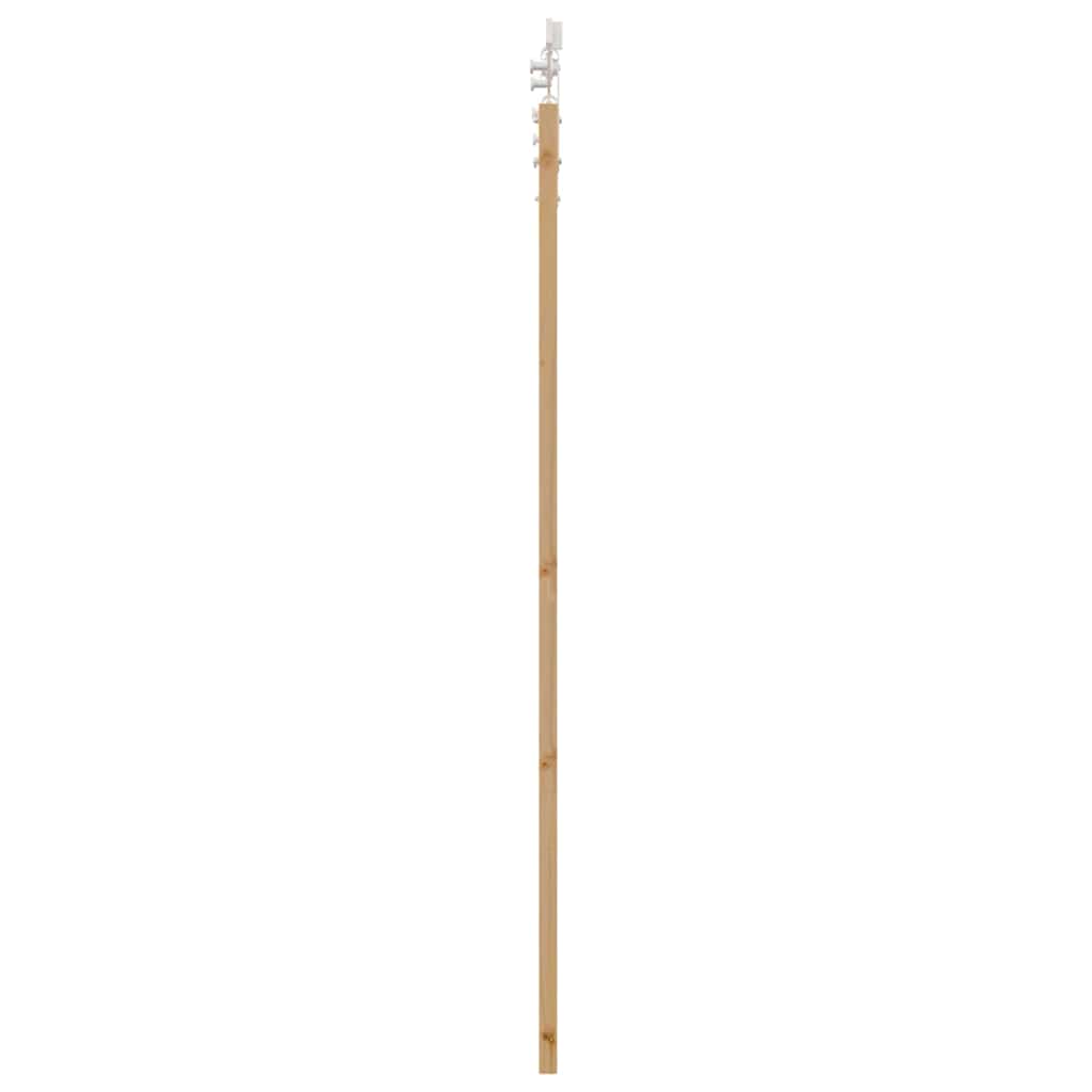 Schiebetür Manuell Braun 73,5 x 198,5 cm Holz und Metall