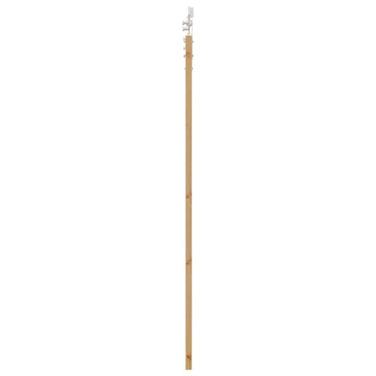 Schiebetür Manuell Braun 73,5 x 198,5 cm Holz und Metall