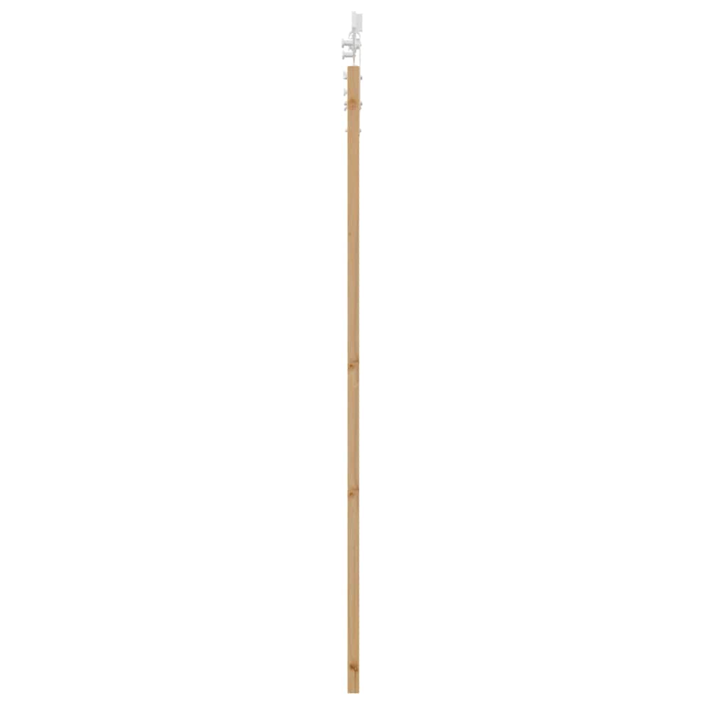 Schiebetür Braun 78 x 202 cm Holz und Metall