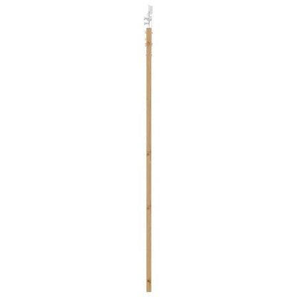 Schiebetür Braun 78 x 202 cm Holz und Metall