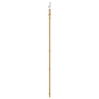 Schiebetür Manuell Braun 83 x 202 cm Holz und Metall