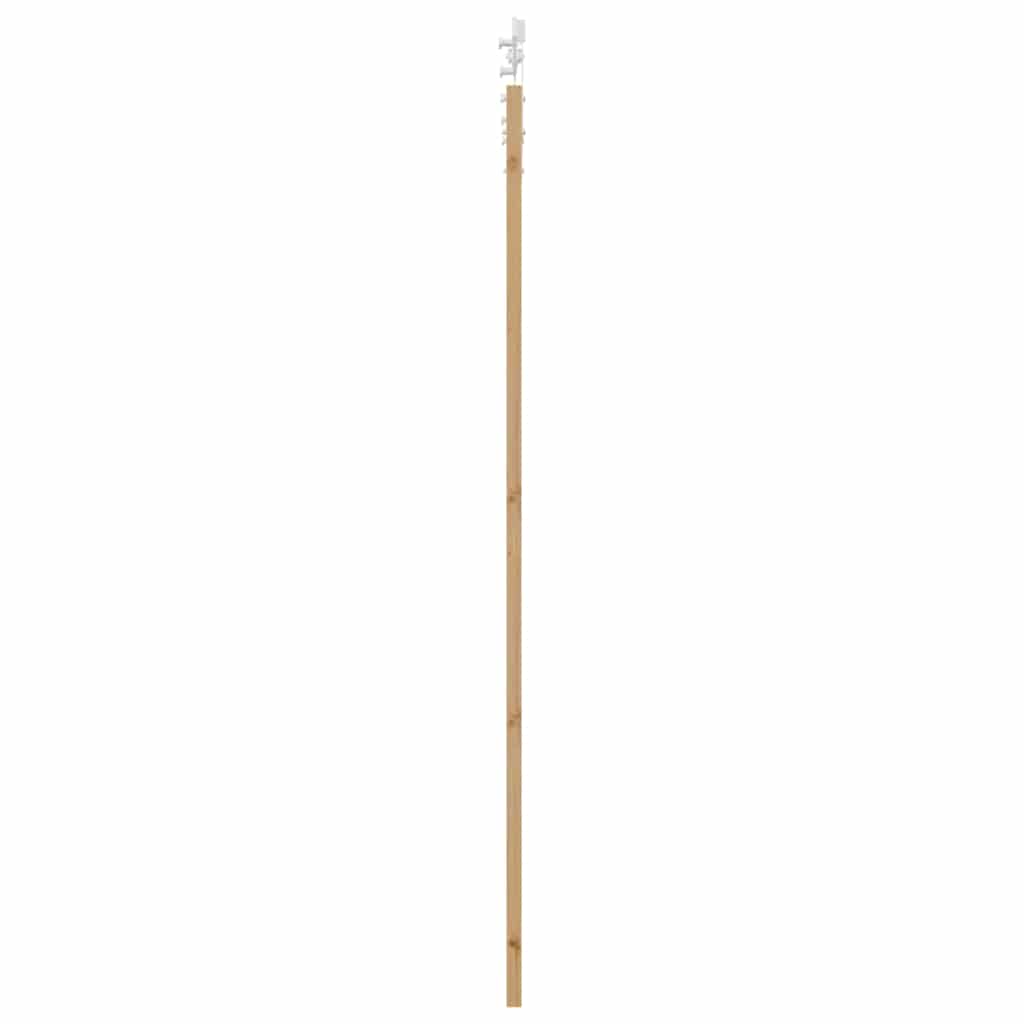 Schiebetür Braun 83 x 232 cm Holz und Metall
